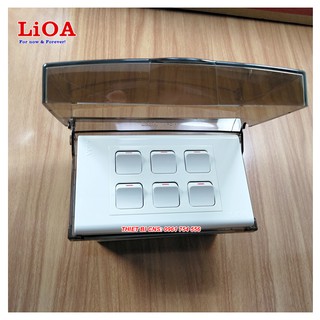 Mặt chống nước LiOA - Che mưa, che ổ điện ngoài trời chiều ngang
