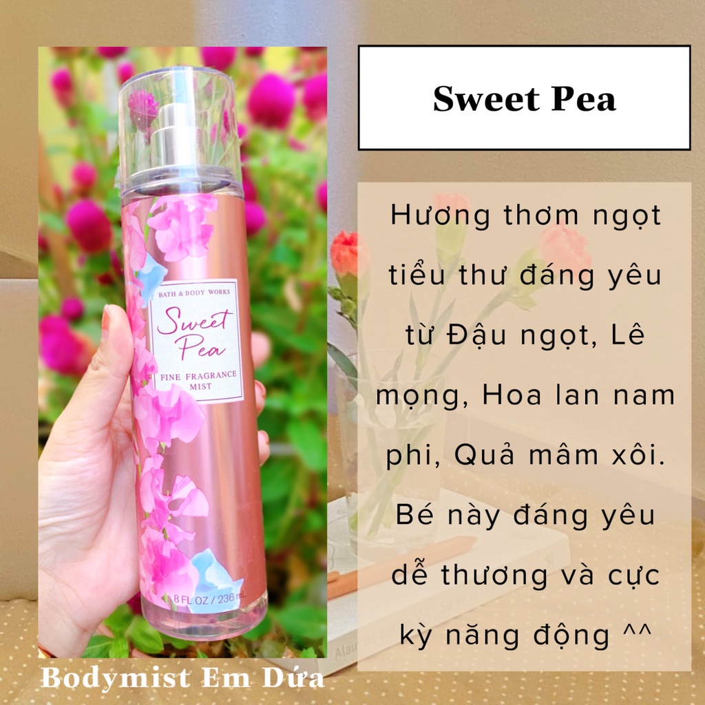 Xịt Thơm Toàn Thân – SWEET PEA