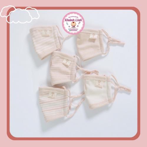 Khẩu trang vải cao cấp cho bé từ 0 - 5 tuổi 100% COTTON HỮU CƠ TỰ NHIÊN