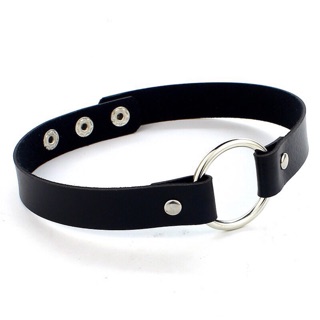 Chocker da cá tính/ chocker da hình tròn gothic
