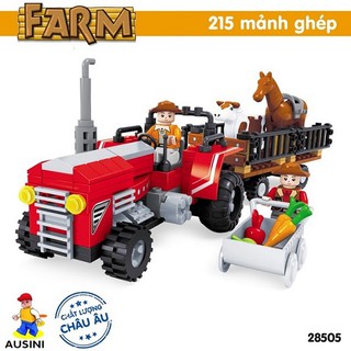 Lắp ráp lego Ausini 28505 Mô hình Nông trại vui vẻ