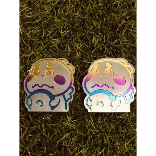 Lô Gô Zipat Titannium/Lô Gô Hình Chế Mẫu Mới Trang Trí Xe Máy Điện Thoại