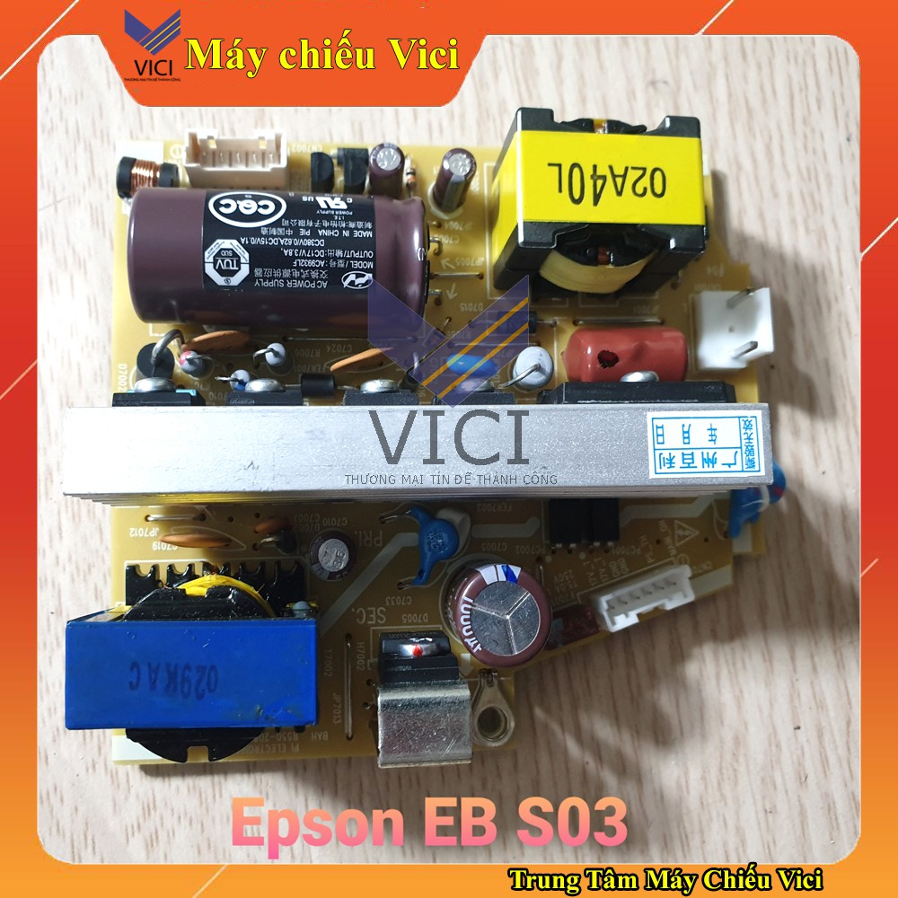 Nguồn máy chiếu Epson Eb S03 chính hãng. Bo nguồn máy chiếu Epson phân phối bởi Trung Tâm Máy Chiếu Vici