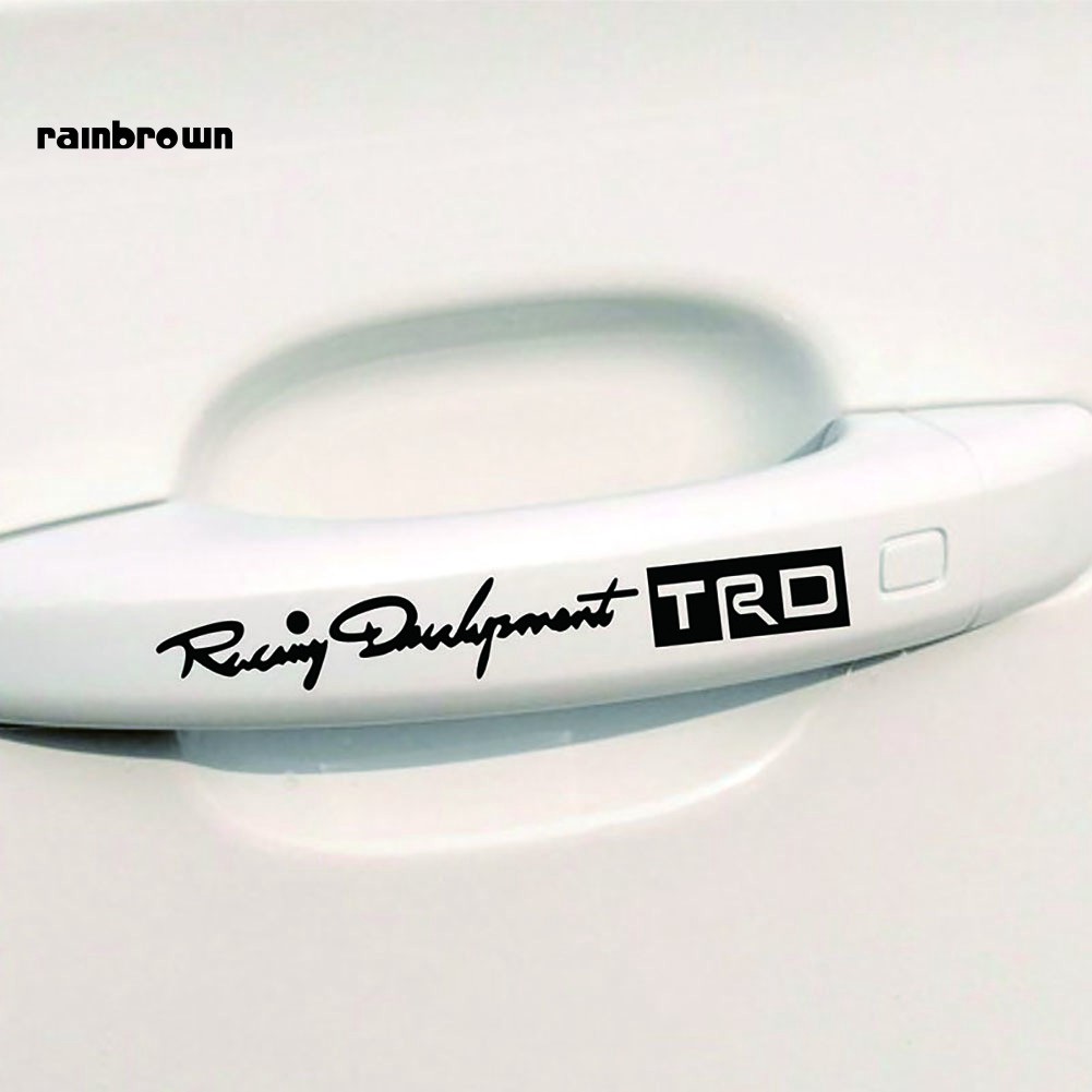 Set 4 miếng dán tay nắm cửa xe hơi độc đáo cao cấp