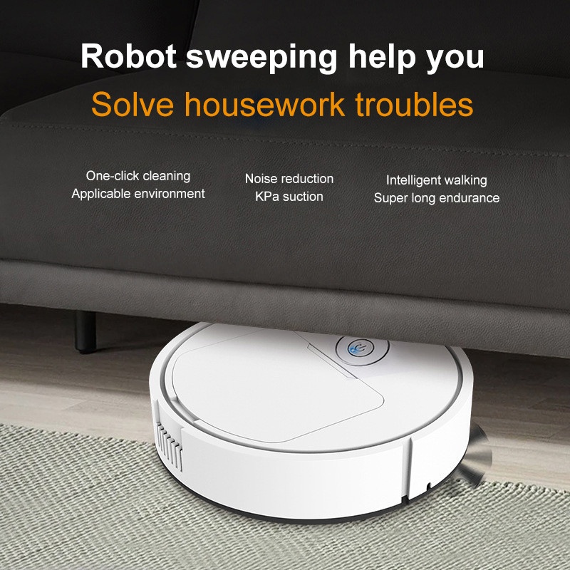 [Dolity2] Robot Hút Bụi Và Cây Lau Nhà 200Kpa Hút Tiếng Ồn Thấp Cho Thú Cưng /