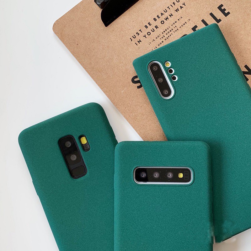 Ốp điện thoại TPU dẻo mặt nhám siêu mỏng thời trang cho Samsung A50S S10 Plus S9 A10S A50S M30S Note 10 Pro S8 A30 A20S | BigBuy360 - bigbuy360.vn