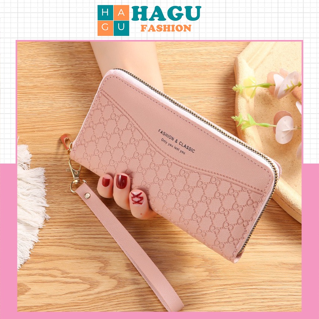 Ví nữ đựng tiền nhiều ngăn dáng dài 541 chất da cao cấp phong cách thanh lịch