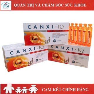 Canxi d3 k2 mk7 hữu cơ cho bé bà bầu phụ nữ người lớn CANXI-IQ dạng siro 20 ống 10ml BPC02