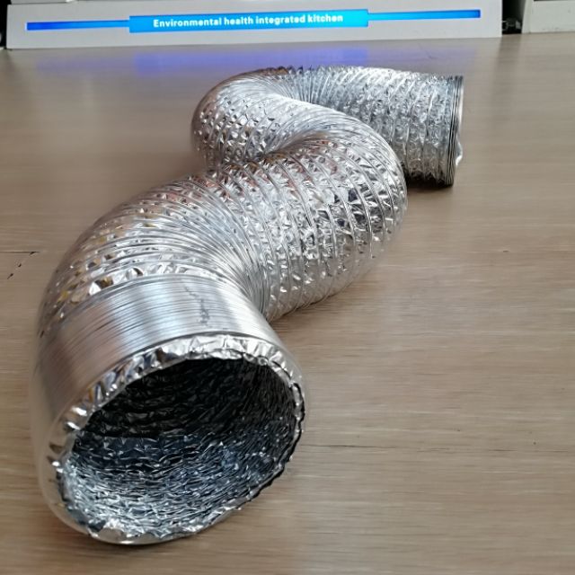 Ống gió bạc máy hút mùi D200mm x 8m