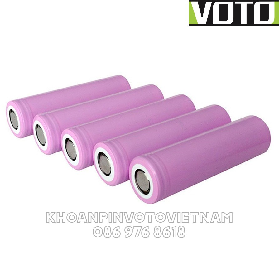 Cell pin 18650 zin mới 100% dung lượng 2500 mAh VOTO