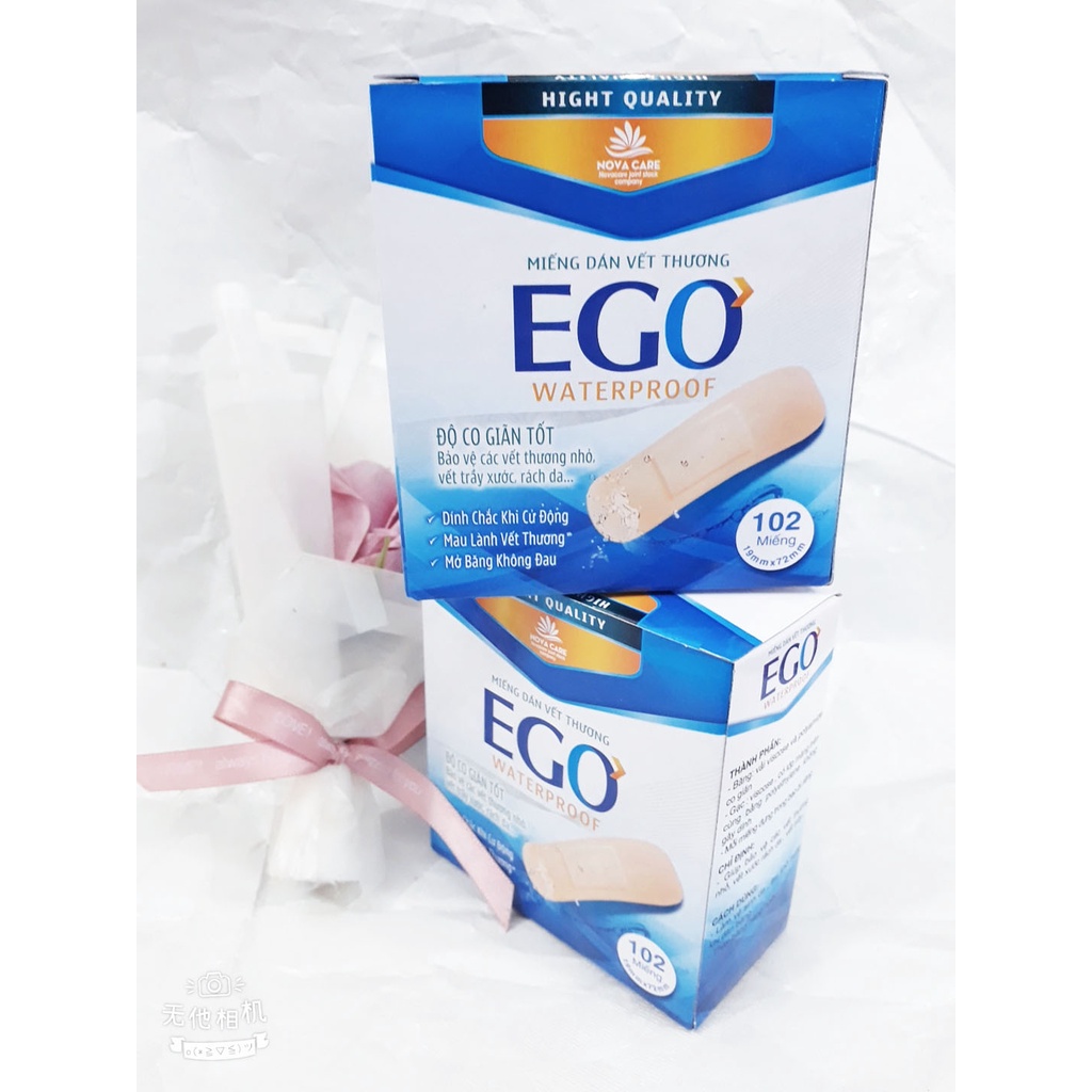 Miếng dán vết thương EGO, giúp bảo vệ các vết thương nhỏ, vết xước rách da, vết trầy