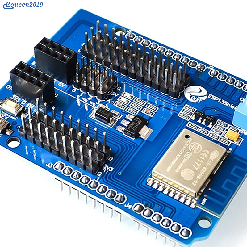 【Ready Stock】 ESP8266 Web Sever Serial WiFi Shield Board Module With ESP-wroom-02 For Arduino UNO R3 2560 【queen2019】