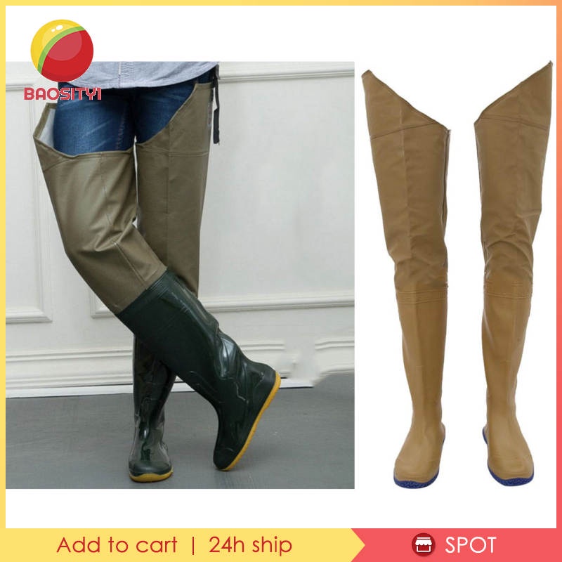 [Baosity1] Quần Cao Su Câu Cá Chống Thấm Nước 41-44