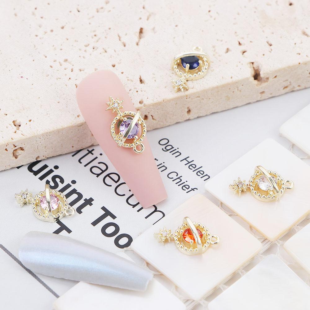 OCEANMAP Đá 3D Lấp Lánh Sang Trọng Tự Trang Trí Móng Tay