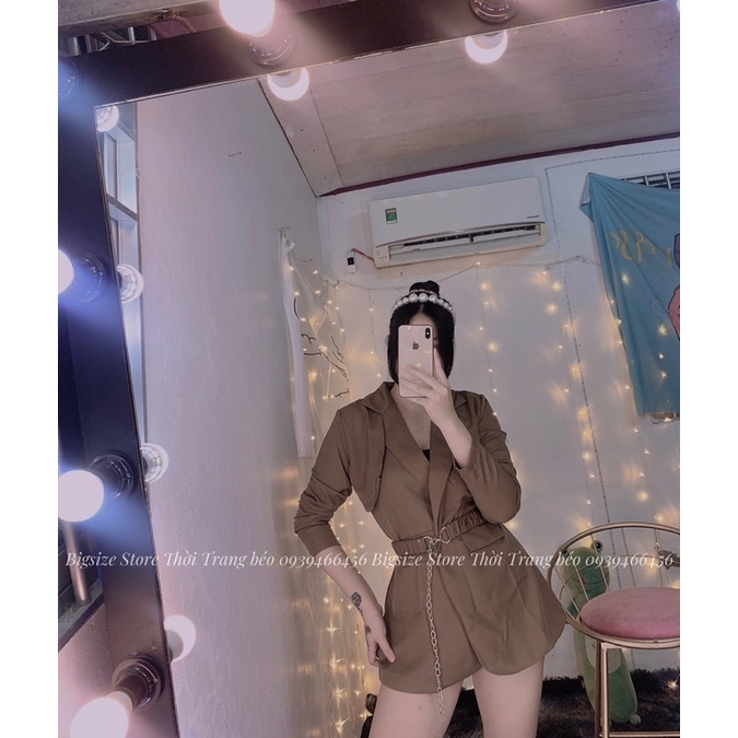 KHOÁT VEST KÈM THẮT LƯNG [BIGSIZE 60-90KG ] | BigBuy360 - bigbuy360.vn