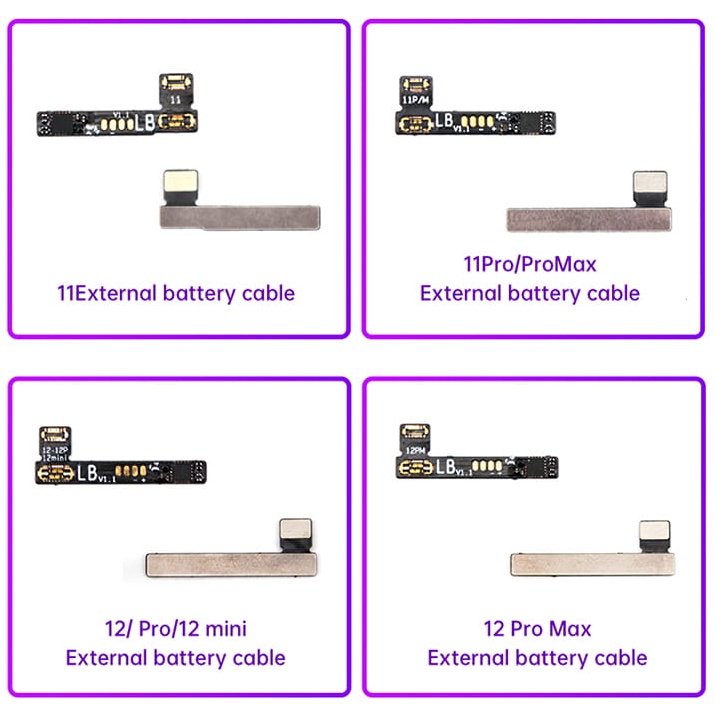 Cáp Luban Fix Pin, reset lần sạc cho i.Phone 11/11Pro/11ProMax/12/12Pro/12 Promax/13/13 Promax