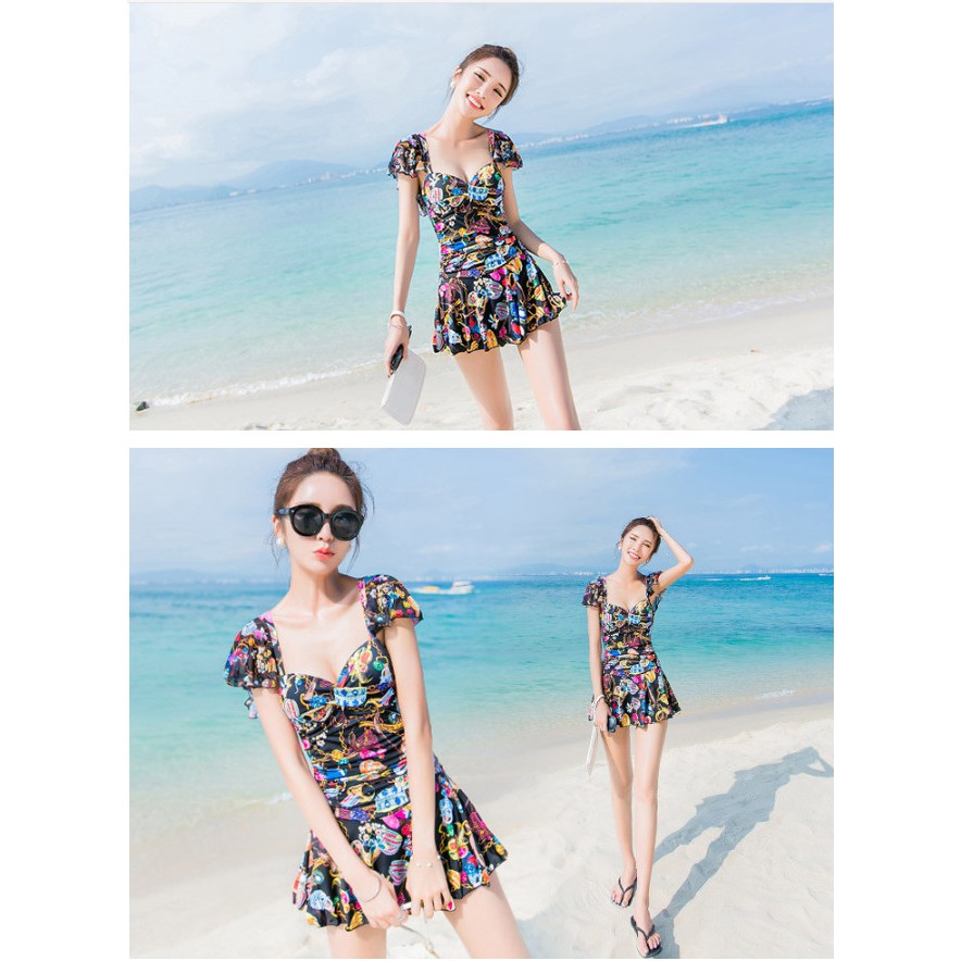 Đồ bơi Bikini hoa lá mặc đi biển bơi,Đồ Kín Đáo, đáo ONEZ - Nhiều họa tiết Z2 | BigBuy360 - bigbuy360.vn