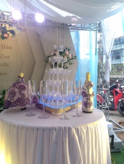 Tháp ly xếp 5 tầng