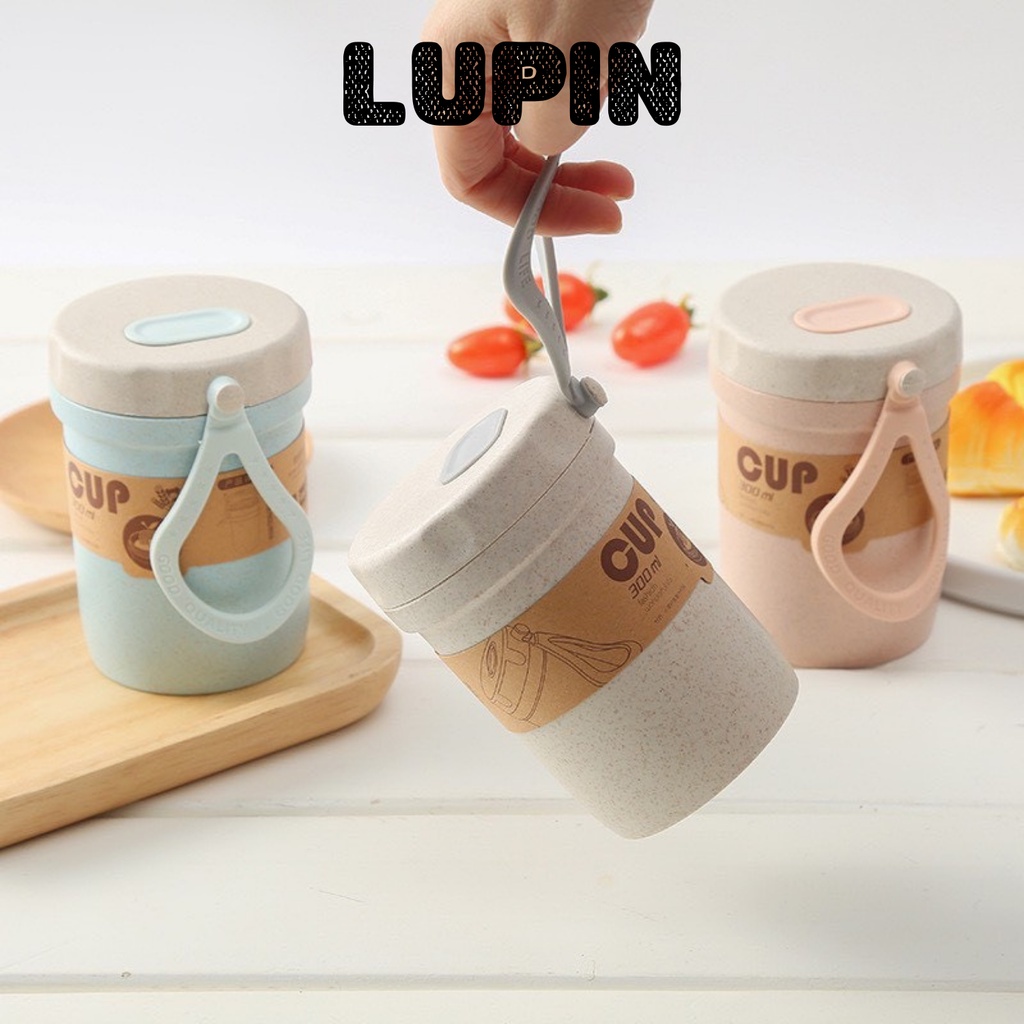 Cốc Đựng Canh 300ml Làm Từ Lúa Mạch An Toàn Cho Sức Khỏe