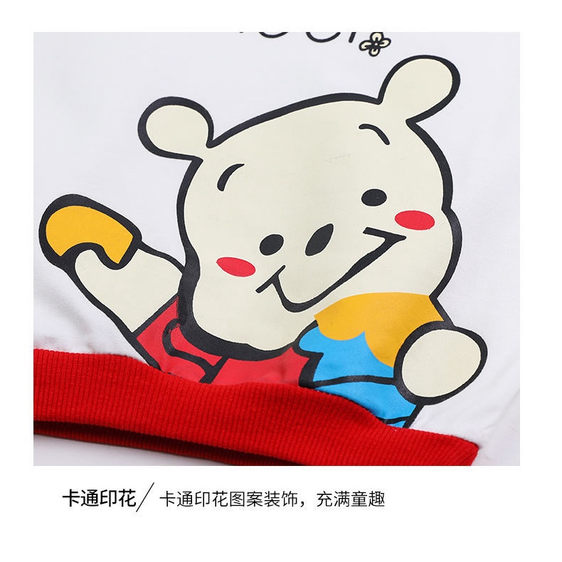 Áo Sweater cổ tròn in họa tiết hoạt hình phong cách Hàn quốc