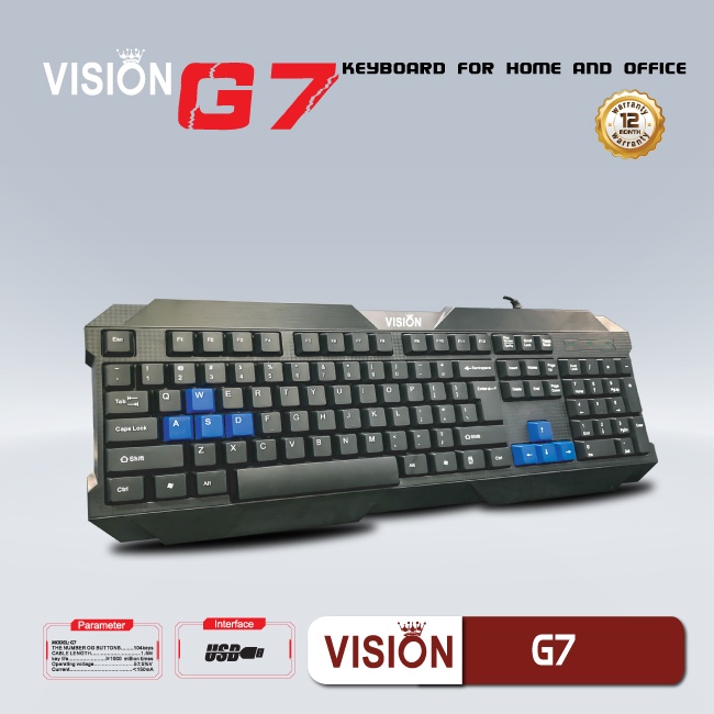 Bàn Phím Chuyên Game Vision G7