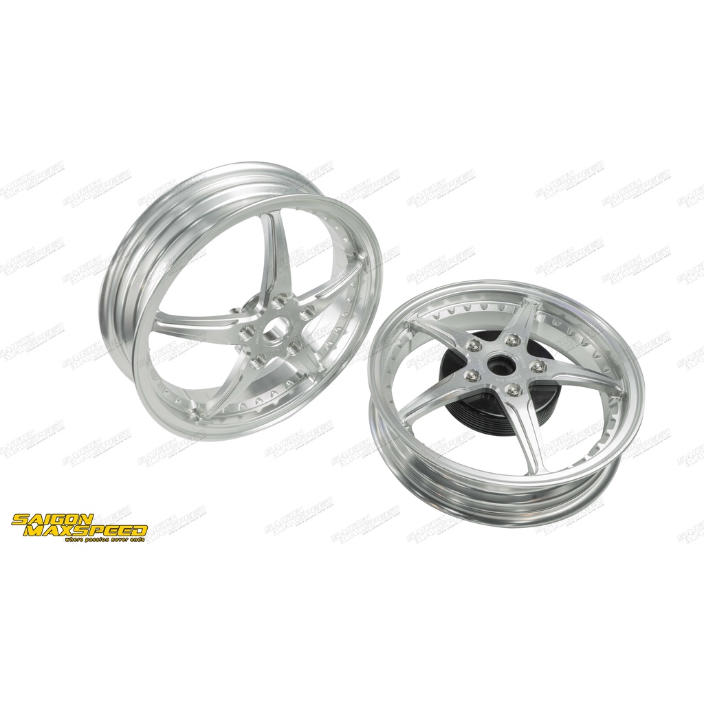 Cặp Mâm Nhôm CNC King Speed Vespa Sprint K.2