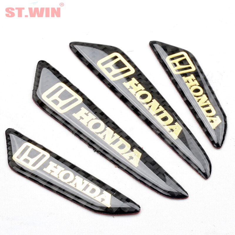 4pcs* HONDA Car New Carbon Fiber Lines Car Door Anti-collision Tapes CRV CIVIC