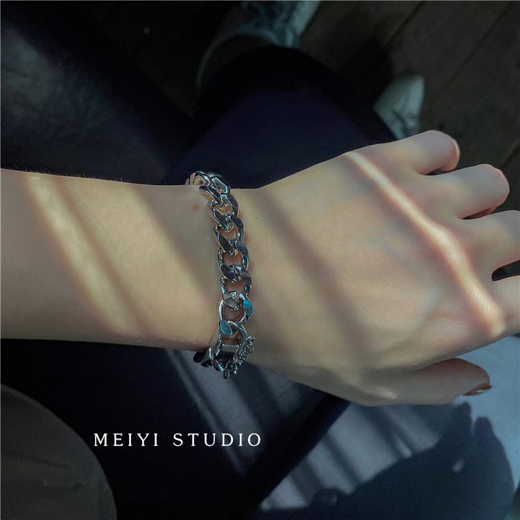 Vòng cổ thép titan phong cách Hip Hop Âu Mỹ cá tính