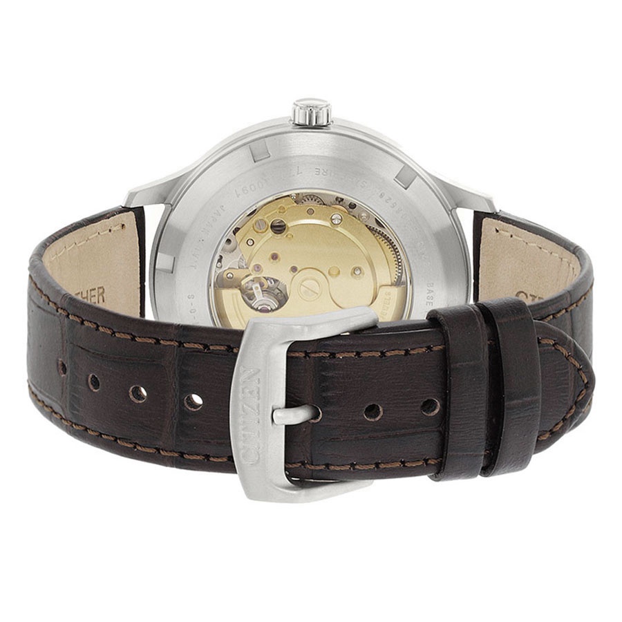 Đồng Hồ Nam Citizen Dây Da NJ0090-21L - Mặt Xanh