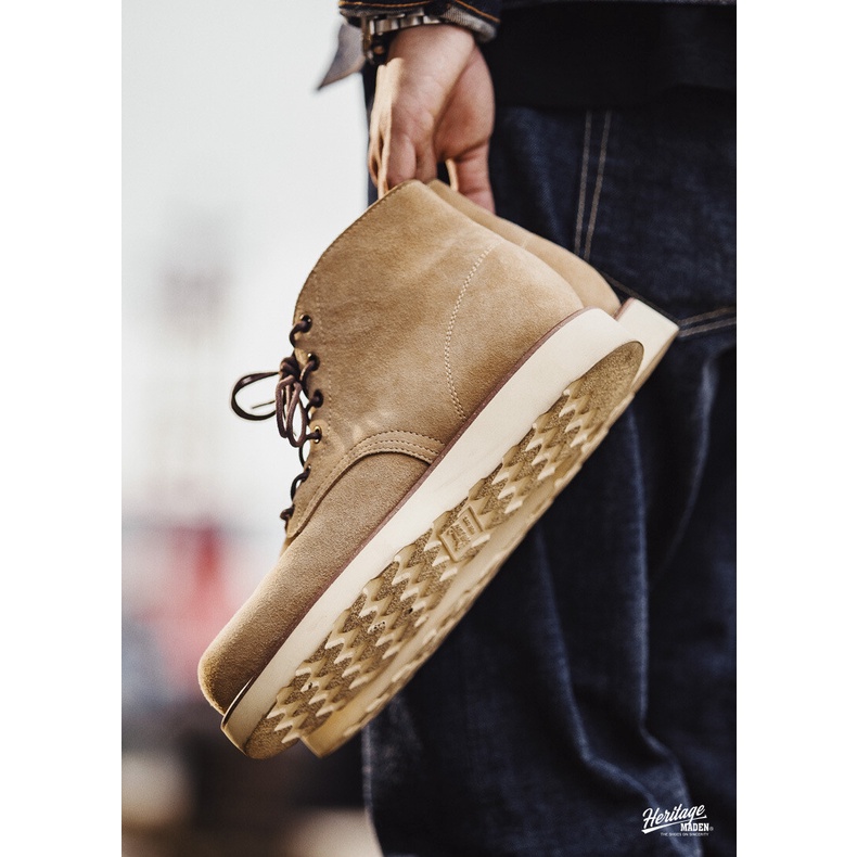 Giày bốt martin MADEN 9111 da lộn phong cách Anh quốc thời trang mùa thu 2022 dành cho nam