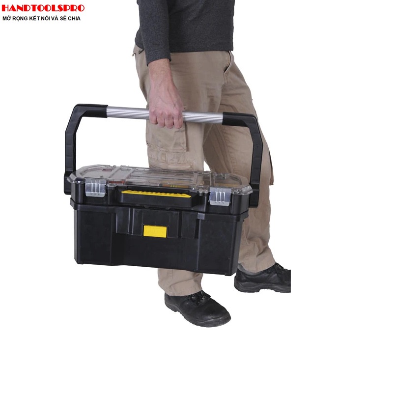 Thùng đồ nghề có khay đựng phụ kiện 67 x 32,3 x 25,1 cm Stanley 1-97-514