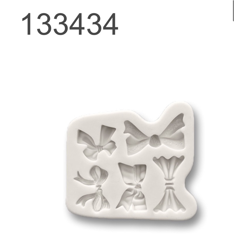 [133434] khuôn nơ trang trí bánh