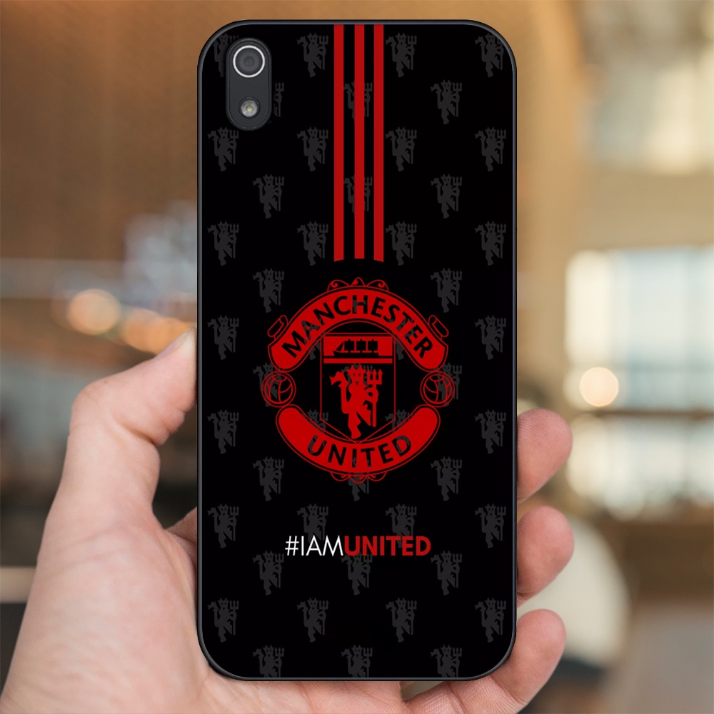 Ốp lưng Xiaomi Redmi 7A viền đen in hình MU Manchester United