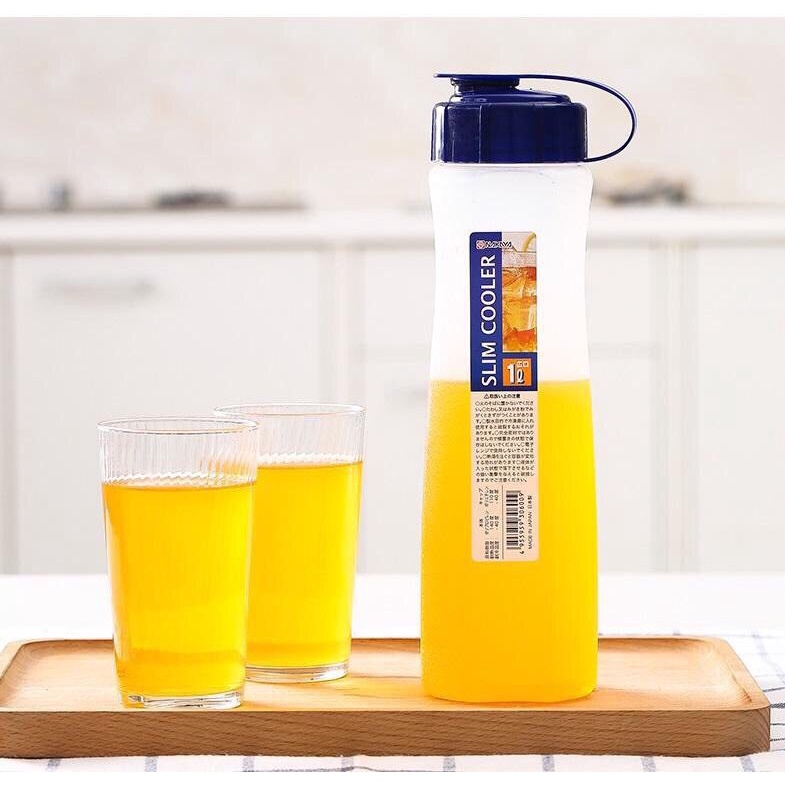 Bình nước nhựa cao cấp Nakaya của Nhật Bản, dung tích 1L