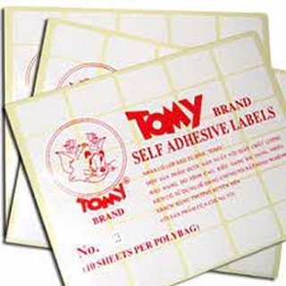 Decal Tommy A5 ( từ mã số 99 - 124)