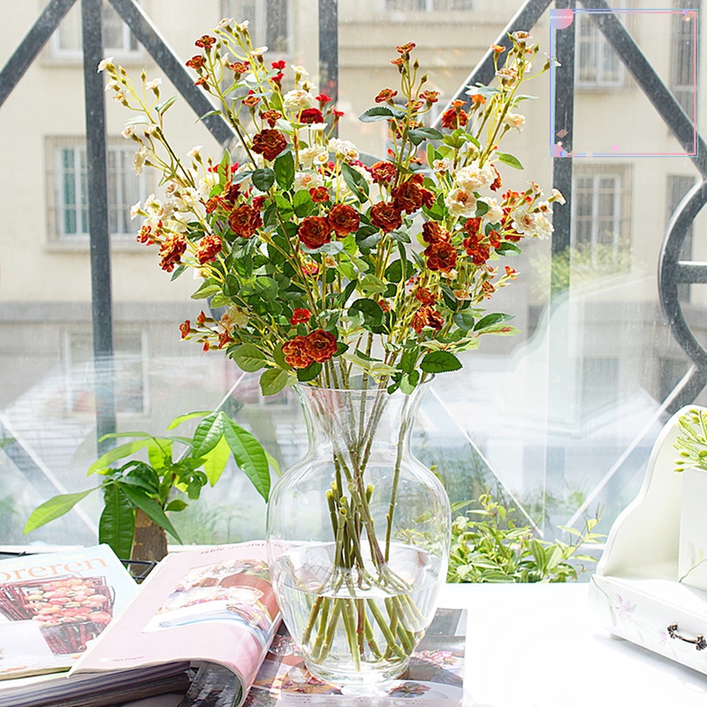 Bó Hoa Nhân Tạo Bằng Vải Đa Năng Trang Trí Nhà Cửa