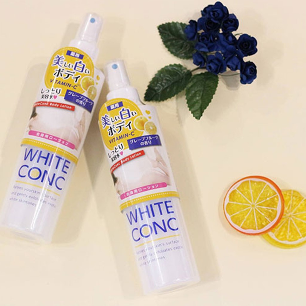 Xịt Dưỡng Trắng Whiteconc Body Lotion 245ml