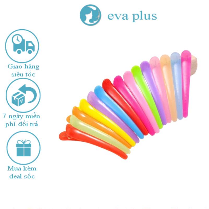Ghim Kẹp Tóc Nhiều Màu Làm Bằng Nhựa Cao Cấp Tiện Dụng Dài 7,5 Cm, Nhỏ Gọn Dễ Tiện Dụng