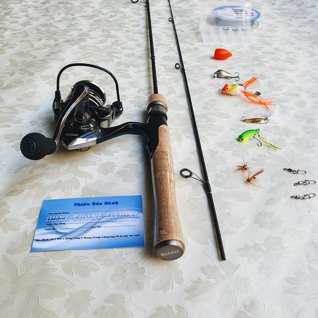 Bộ Cần Lure UL Máy Đứng YMERBOR Hàng Chất Lượng-Hàng Bảo Đảm Bộ Cần Câu Lóc