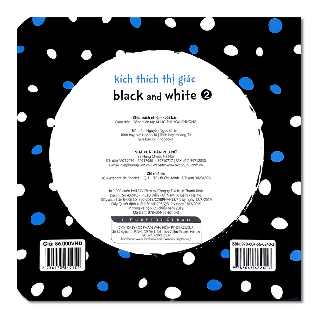 Sách Kích thích thị giác - Black and white (Lẻ tùy chọn)