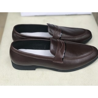 Giày Mọi Nam Da Bò D28- Đen