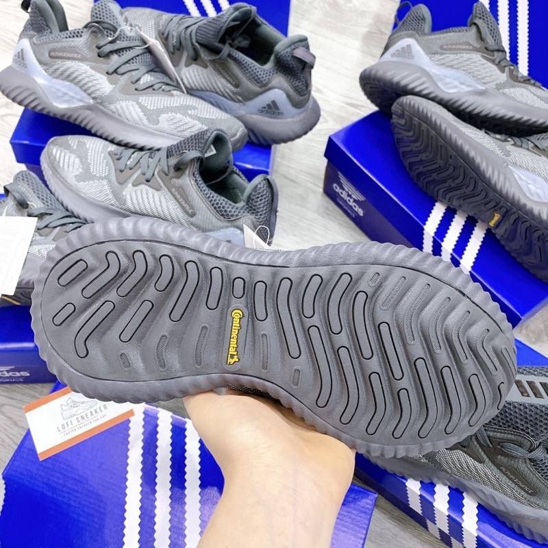 (FULLBOX ) Giày thể thao ALPHABOUNCE Beyond grey xám dành cho nam chạy bộ tập gym