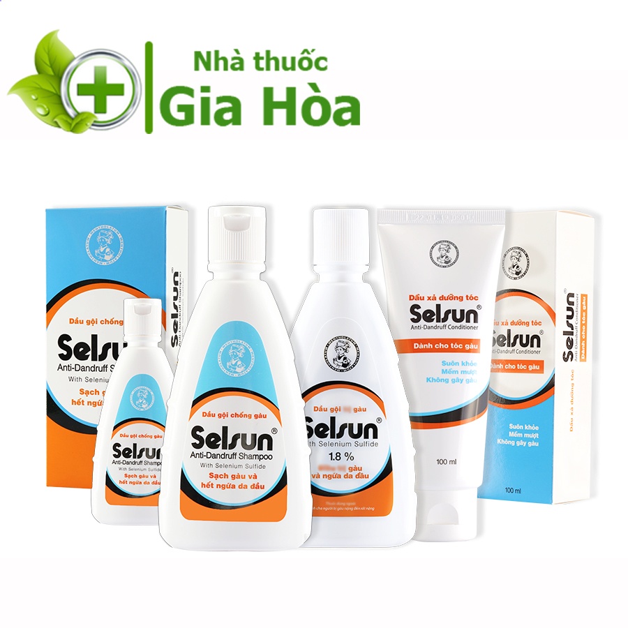 Dầu gội chống gàu Selsun giúp sạch gàu, nấm, hết ngứa da đầu