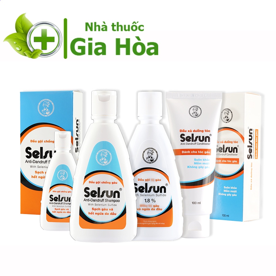 Dầu gội chống gàu Selsun giúp sạch gàu, nấm, hết ngứa da đầu (Rohto Mentholatum)