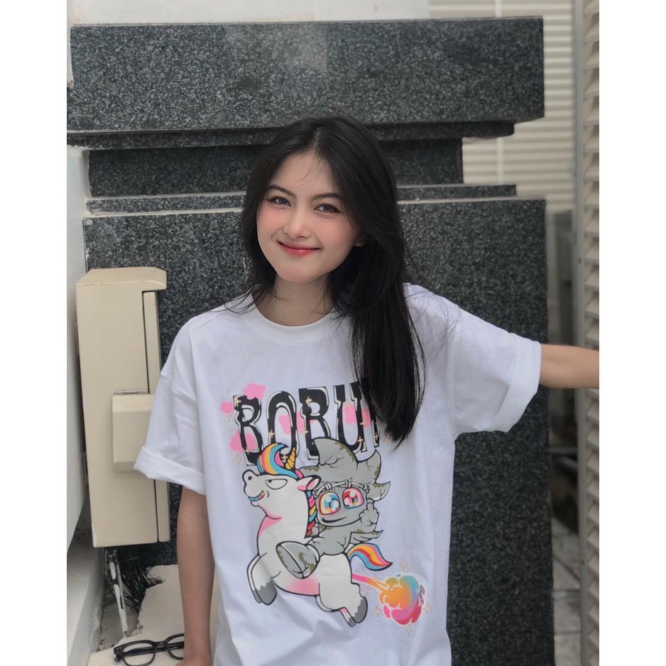 Áo Thun Local Brand BoBui Nam Nữ Tay Lỡ Oversize Full Mạc | BigBuy360 - bigbuy360.vn
