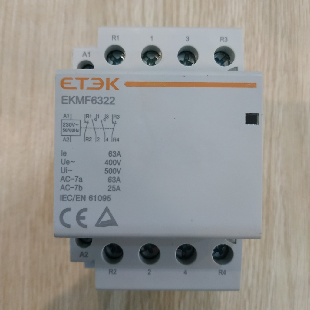 Contactor chuyển mạch 2NO 2NC 25A 63A làm ATS chuyển mạch nhanh EKMF6322