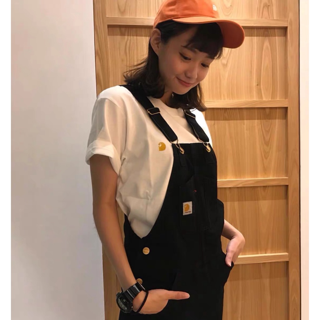 BYXI carhartt Carhart suspender pants loose jeans overalls straight pants couple fashion casual men and women 2021