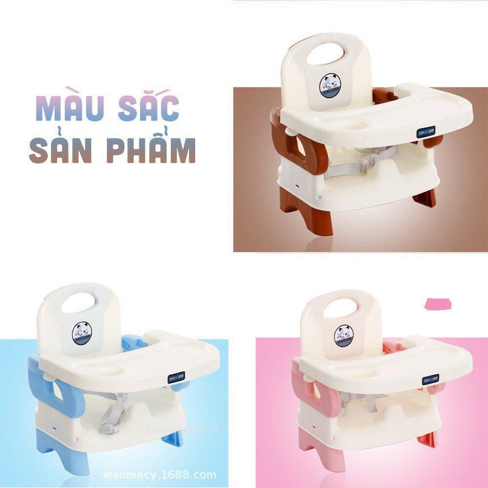 Ghế Ăn Dặm Gấp Gọn Chính Hãng SHOUDA Cho Bé Yêu - Tặng 4 Chân Inox Kèm Theo, Có Thể Tháo Rời