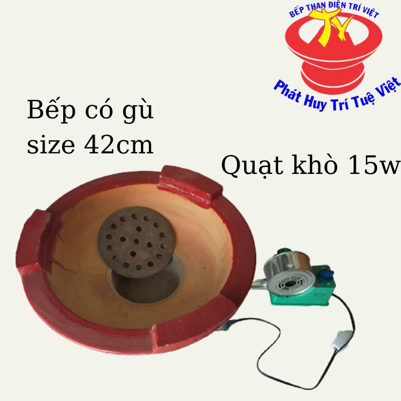 Lò nướng than điện Trí Việt size 42cm
