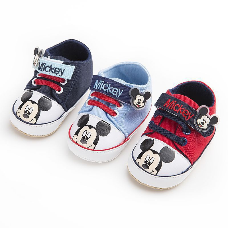 Giày Sneaker Đế Mềm Hình Mickey Cho Bé